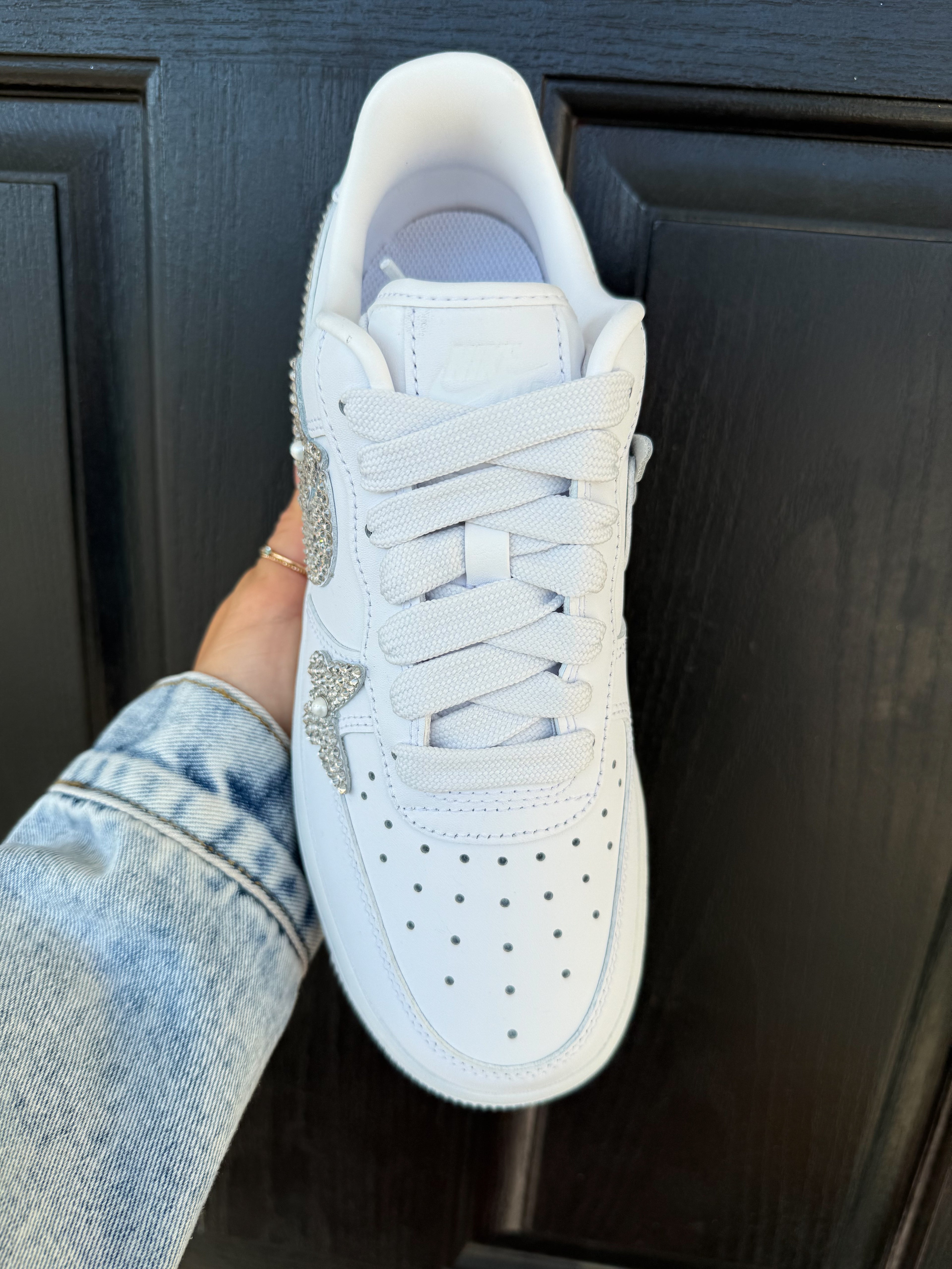 RARE Butterfly 🦋 Edition White Swarovski Nike Air Force 1
