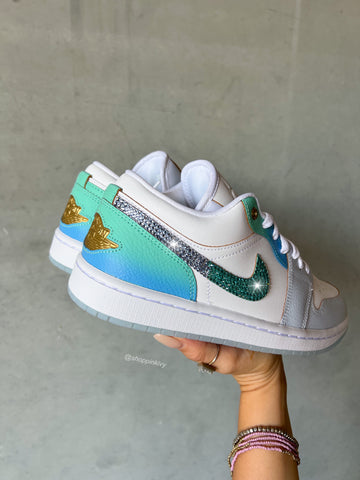 Zapatos Jordan Diamantes Edición Especial De Zapatos Bajos Air