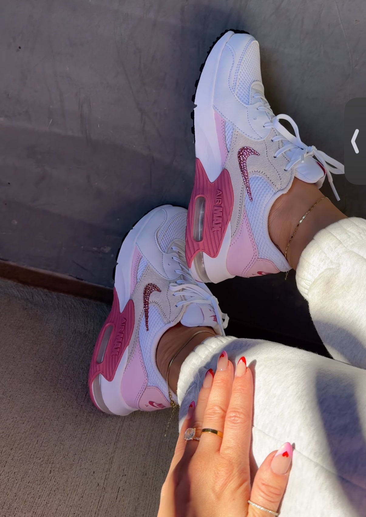 Pink Rose Swarovski Nike Women’s Air Max