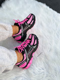 Nike Vomero 5 de mujer en negro, rosa chicle y cristales de Swarovski