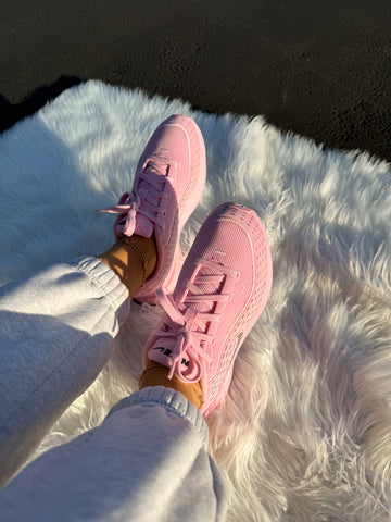 Bubblegum Pink Swarovski Womens Girls Nike Shoes