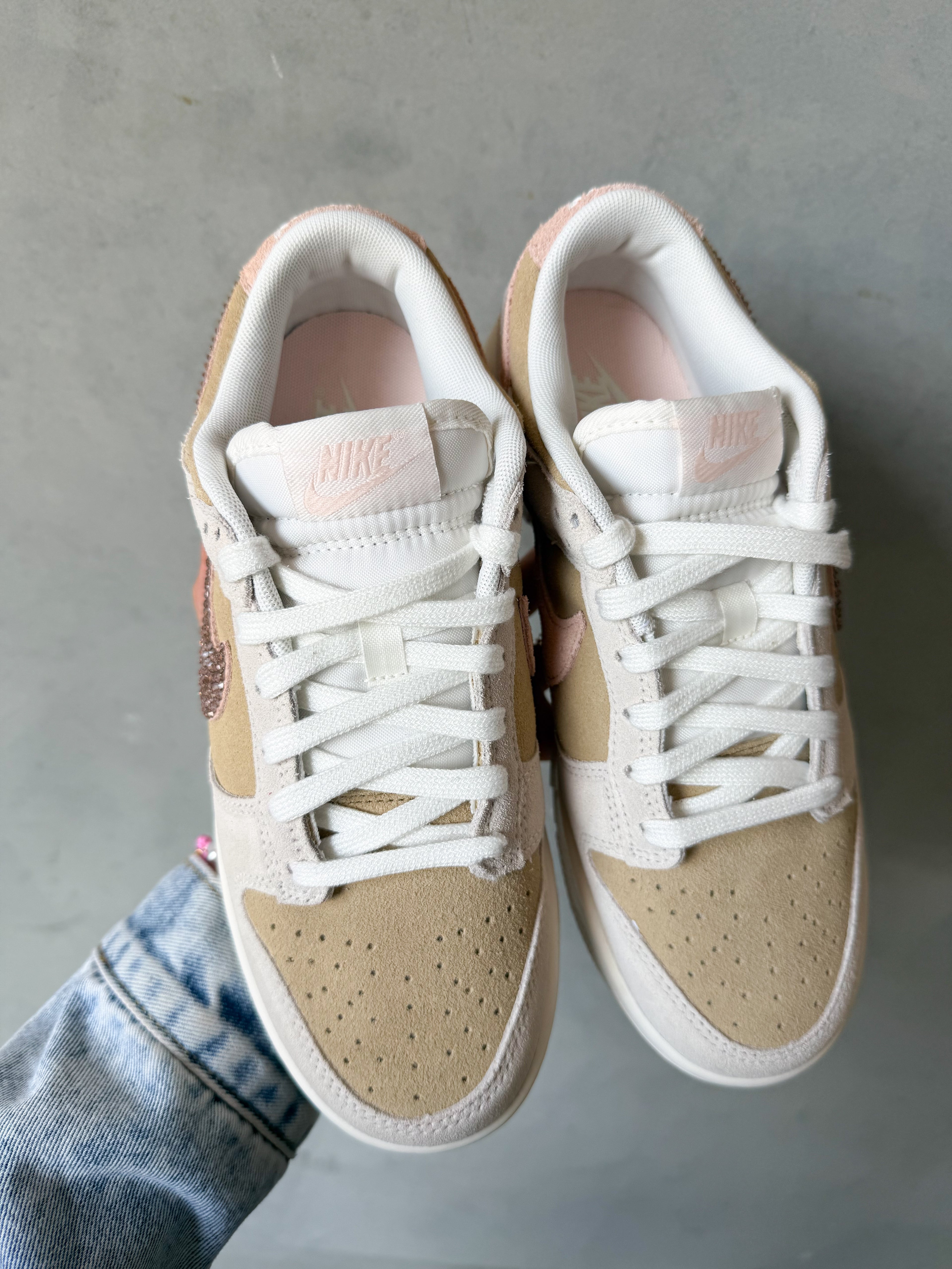 Zapatillas Nike Dunk Swarovski Rosa Arena Neutro para Mujer