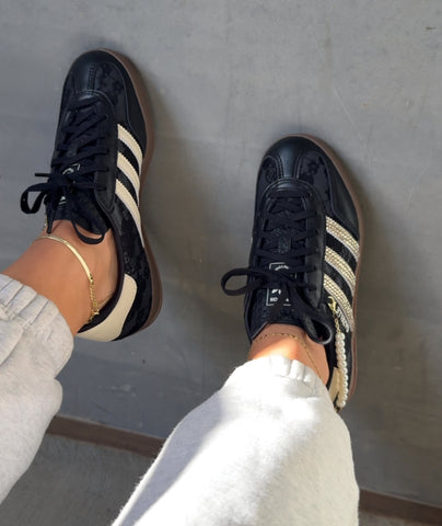 Lace and Pearl Charm Swarovski Adidas Original Samba OG