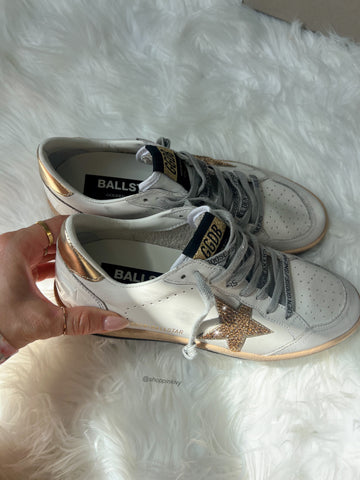 Gold Golden Goose Swarovski Women’s Sneakers