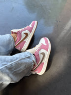 Fall Pink Gold Swarovski Women’s Air Jordan 1 Low Shoes