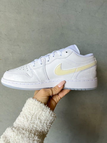 Edición especial Snowglobe Swarovski Zapatos Air Jordan 1 Low para mujer