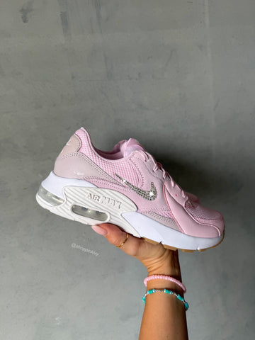 ✨NEW✨Baby Pink Nike Swarovski Womens Nike Air Max