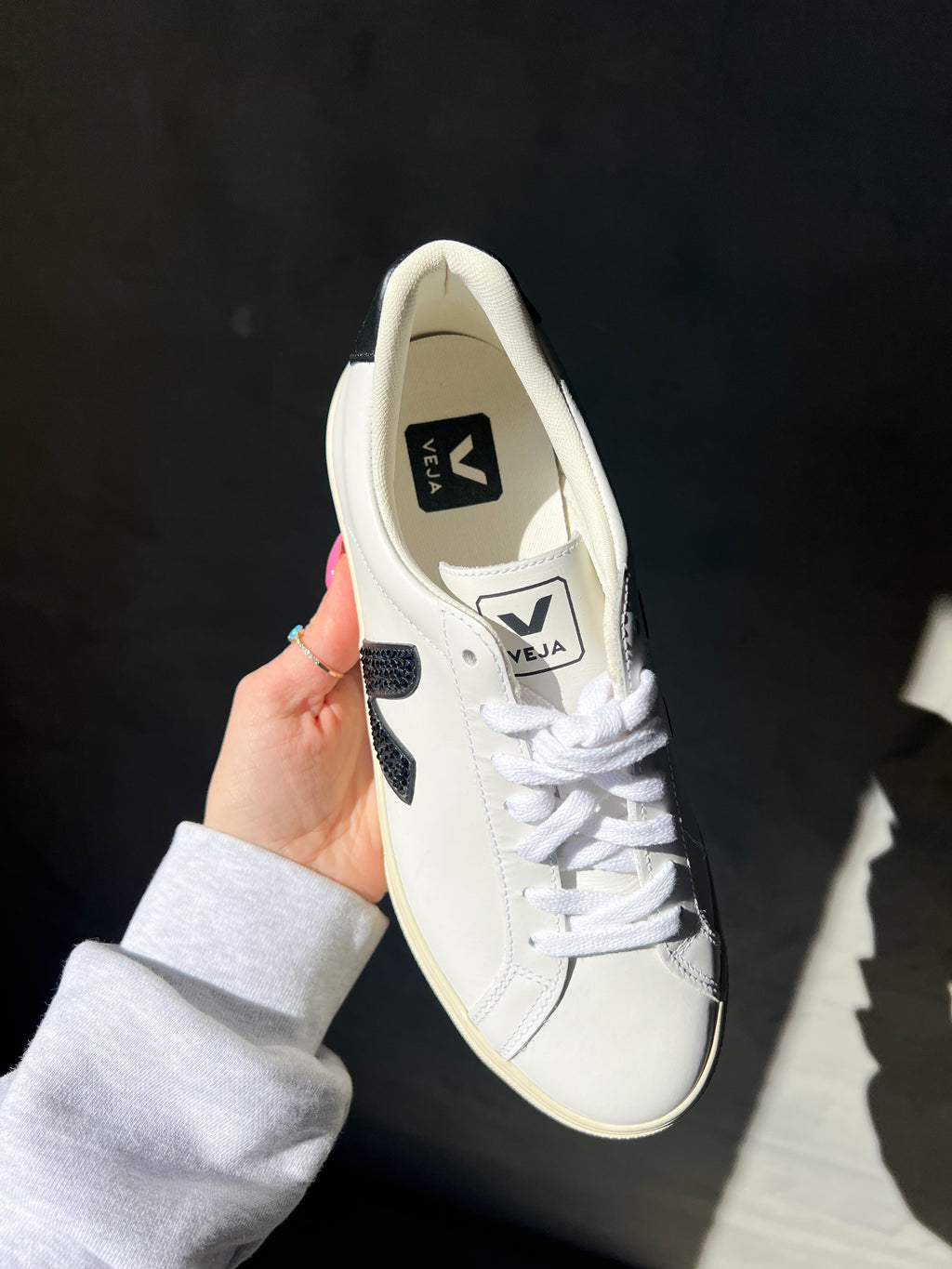 SIZE 7 Veja Campo Swarovski Women’s Sneakers