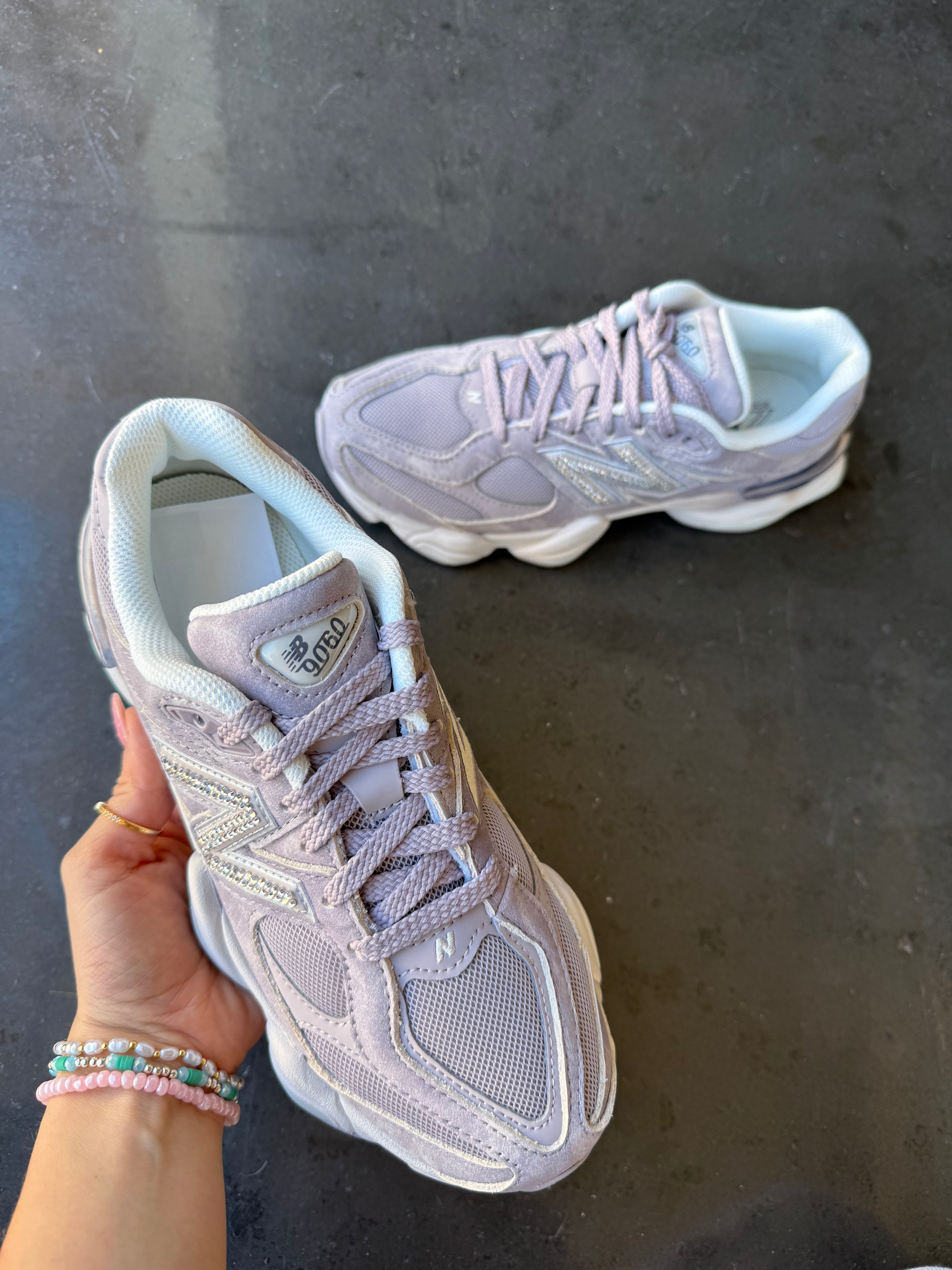 Gray Swarovski Women’s New Balance 9060