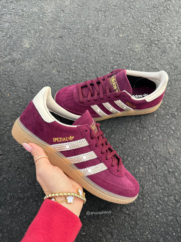 Merlot Swarovski Adidas Original Spezial Shoes