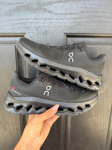 Black Swarovski On Cloudtilt Running Shoes