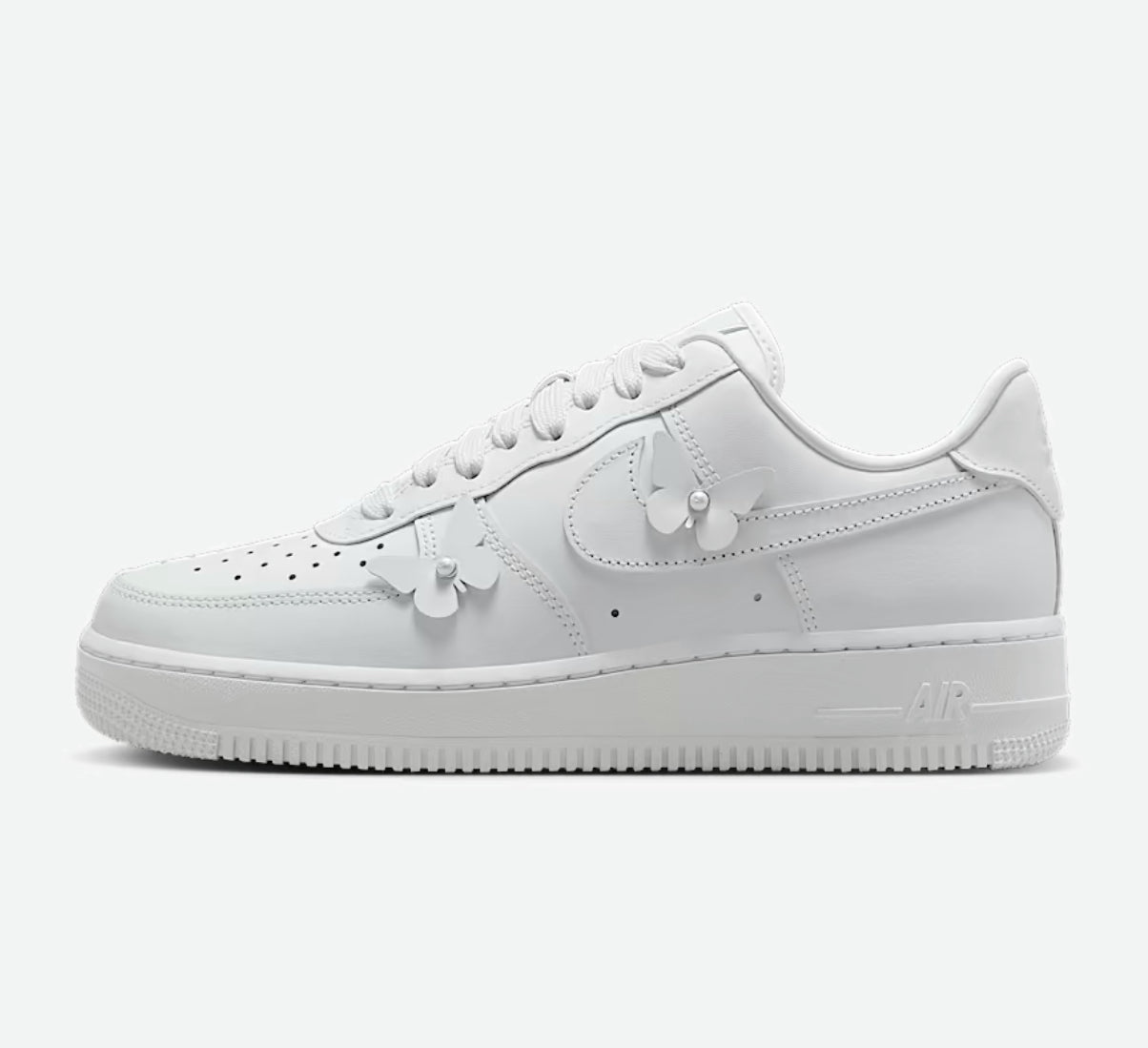 RARE Butterfly 🦋 Edition White Swarovski Nike Air Force 1