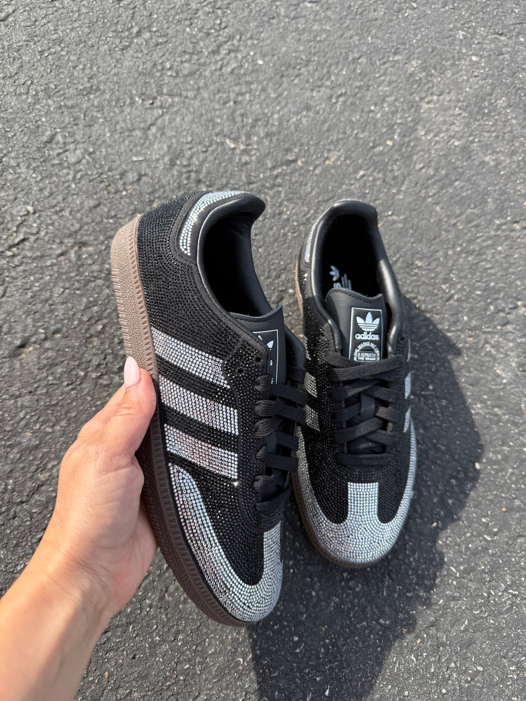 SIZE 7 RARE FULL Rhinestone Original Samba OG