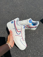 Americana White Swarovski Nike Air Force 1