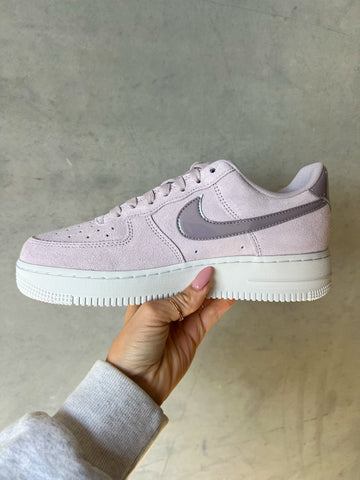 Lilac Fall Iridescent Suede Swarovski Womens Nike Air Force One