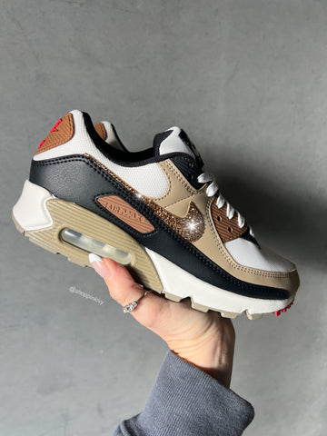 Gold Edition Swarovski Womens Nike Air Max 90