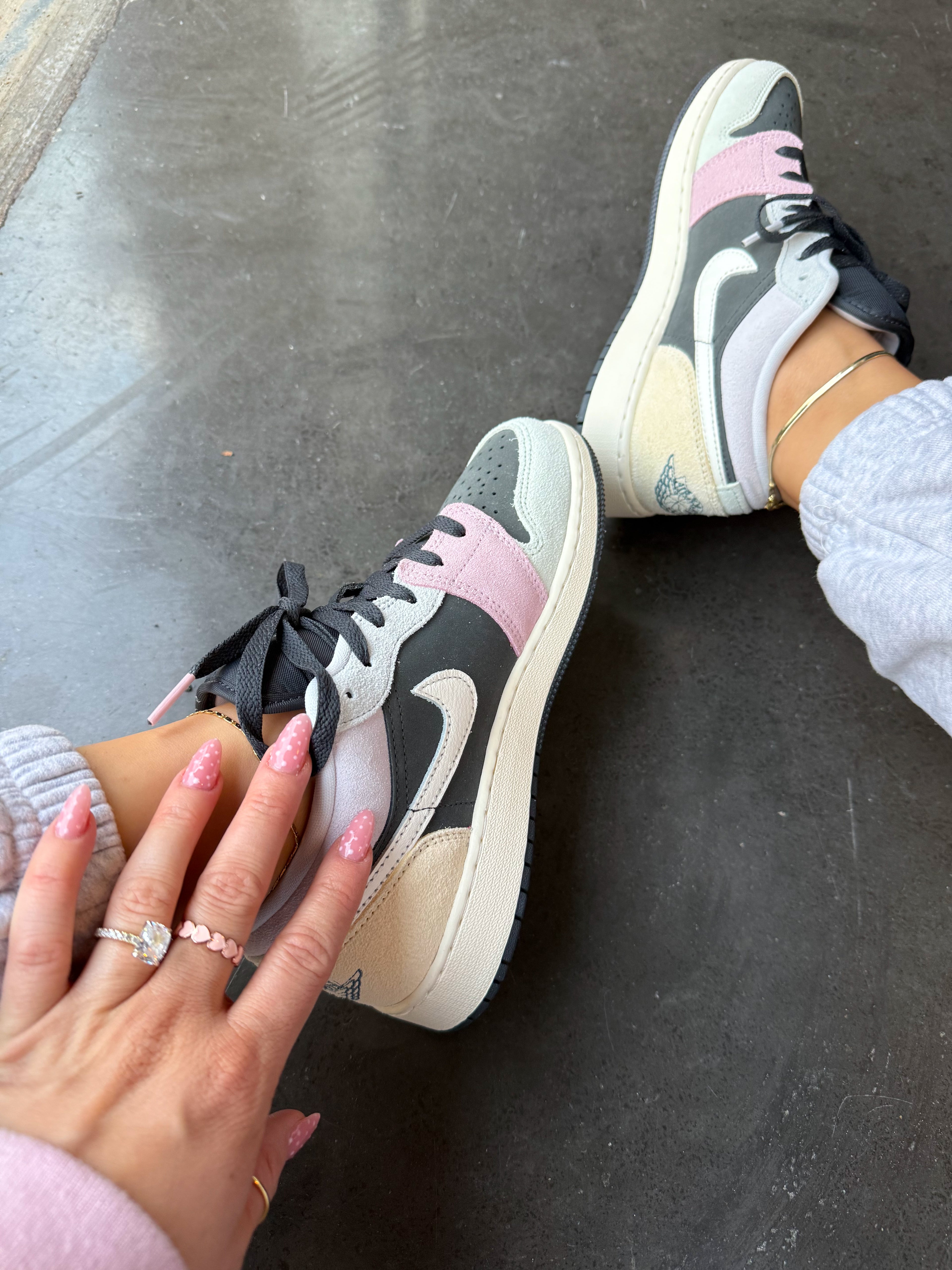 Spring ‘26 Swarovski Women’s Air Jordan 1 Low Shoes