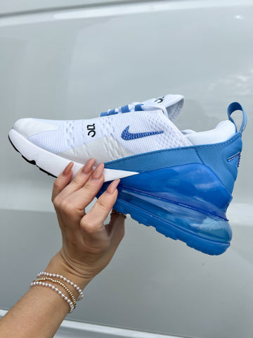 Cobalt Blue Swarovski Women's Nike Shoes Air Max 270