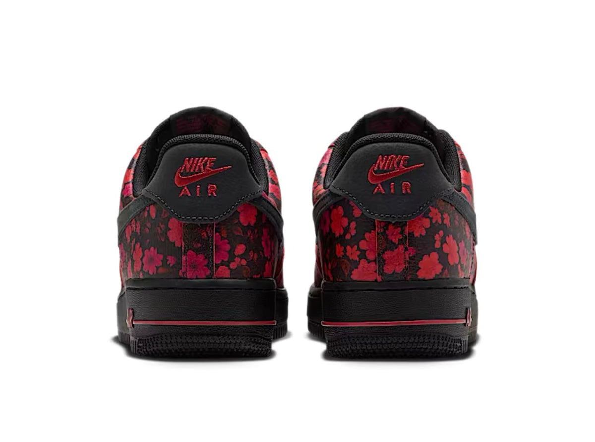 Red Floral Swarovski Nike Air Force 1