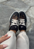 NEW Leopard Swarovski Women’s Air Jordan 1 Low Shoes