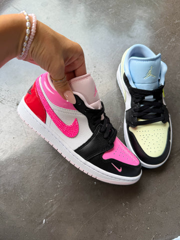 NEW Mismatch Swarovski Women’s Air Jordan 1 Low Shoes