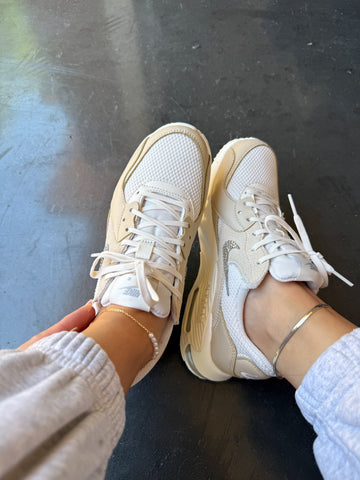 NEW Cream Sand Nike Swarovski Womens Nike Air Max