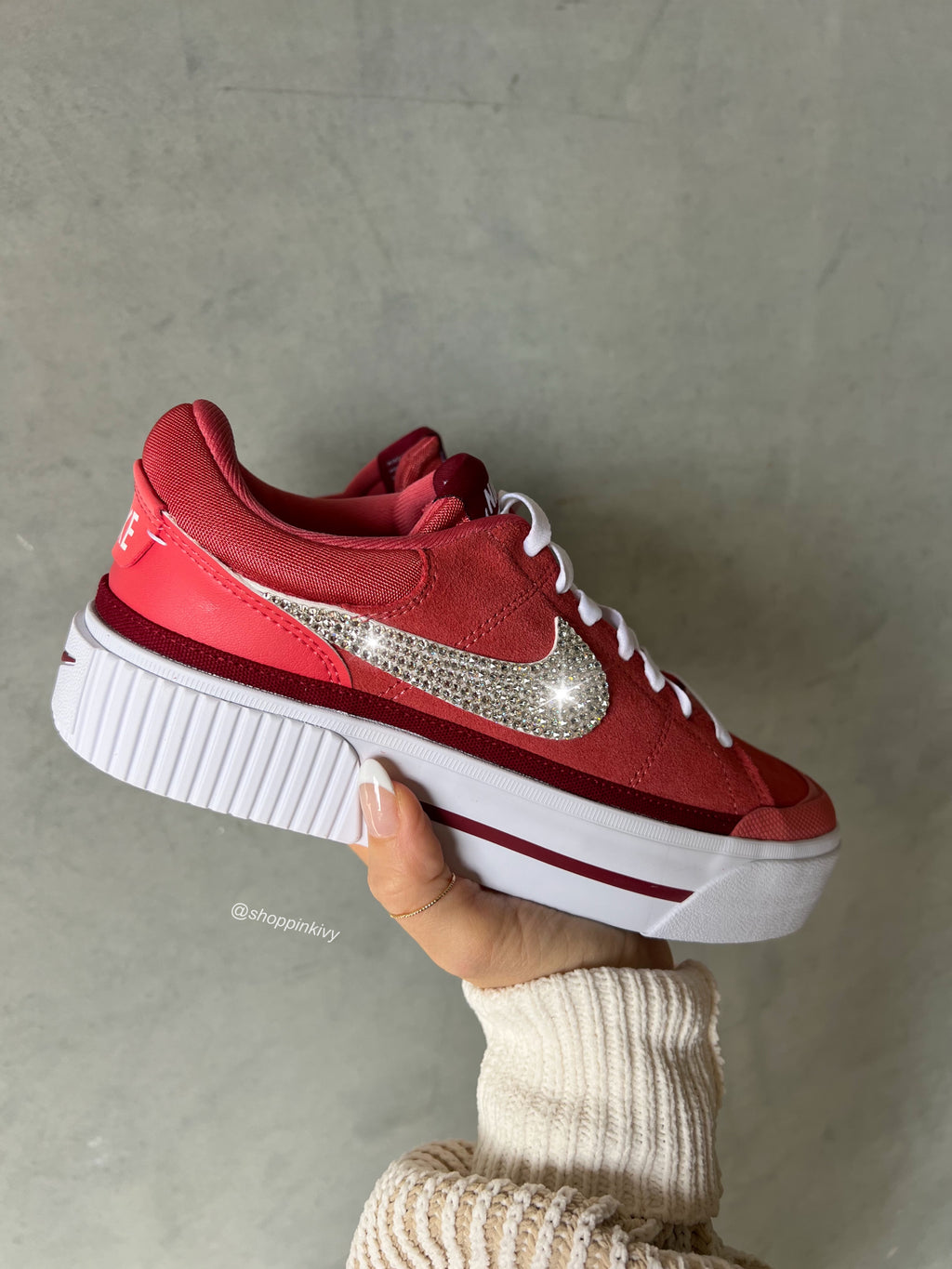 Red Swarovski Nike Legacy Lift