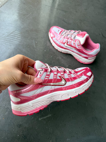 Pink Metallic Swarovski Womens Nike Shoes
