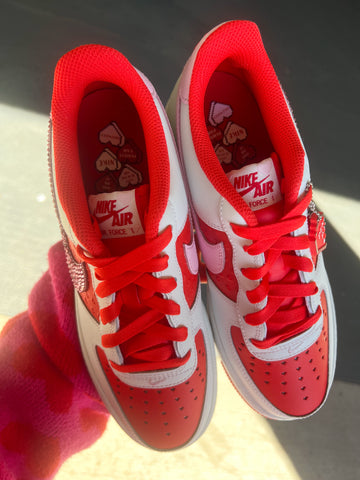 Valentine’s Edition Swarovski Women’s Air Force 1 Low Shoes