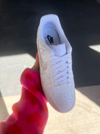 SIZE 8.5 White Roses Swarovski Nike Air Force 1 ST