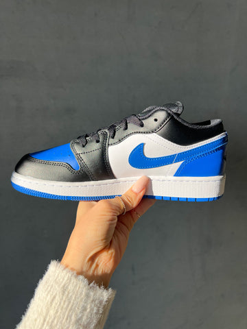 Blue Swarovski Women’s Air Jordan Retro 1 Low Shoes