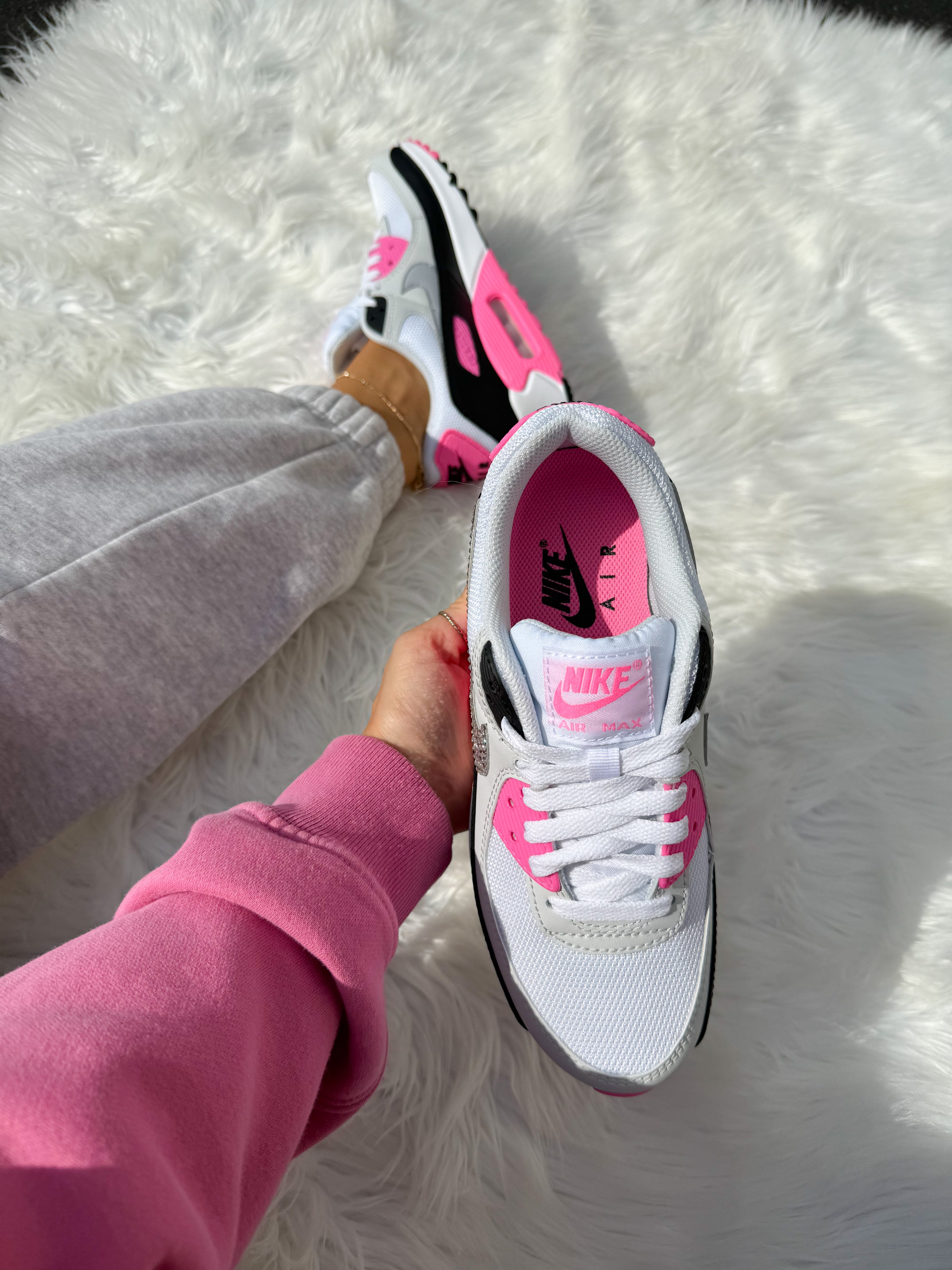 Nike Air Max 90 Swarovski Rosa Chicle