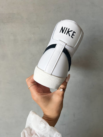 White Swarovski Nike Blazer Mid