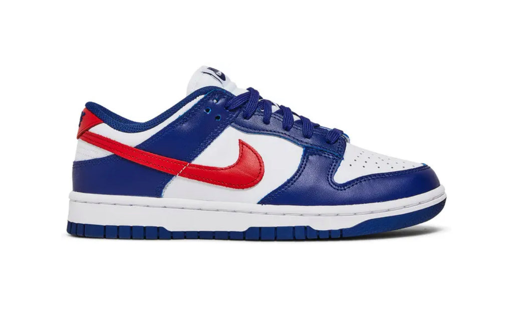 Pre-Order RARE Americana Red Swarovski Womens Nike Dunk Shoes