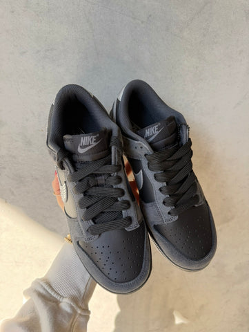 SIZE 7 Black Swarovski Womens Nike Dunk Shoes