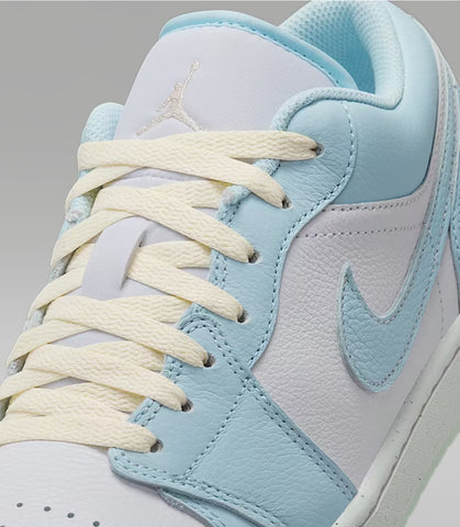 Pre-Order Baby Blue Swarovski Women’s Air Jordan 1 Low Shoes