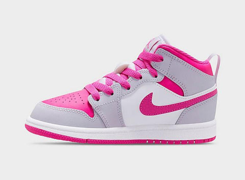 Hot Pink Swarovski Women’s Air Jordan 1 Mid Shoes