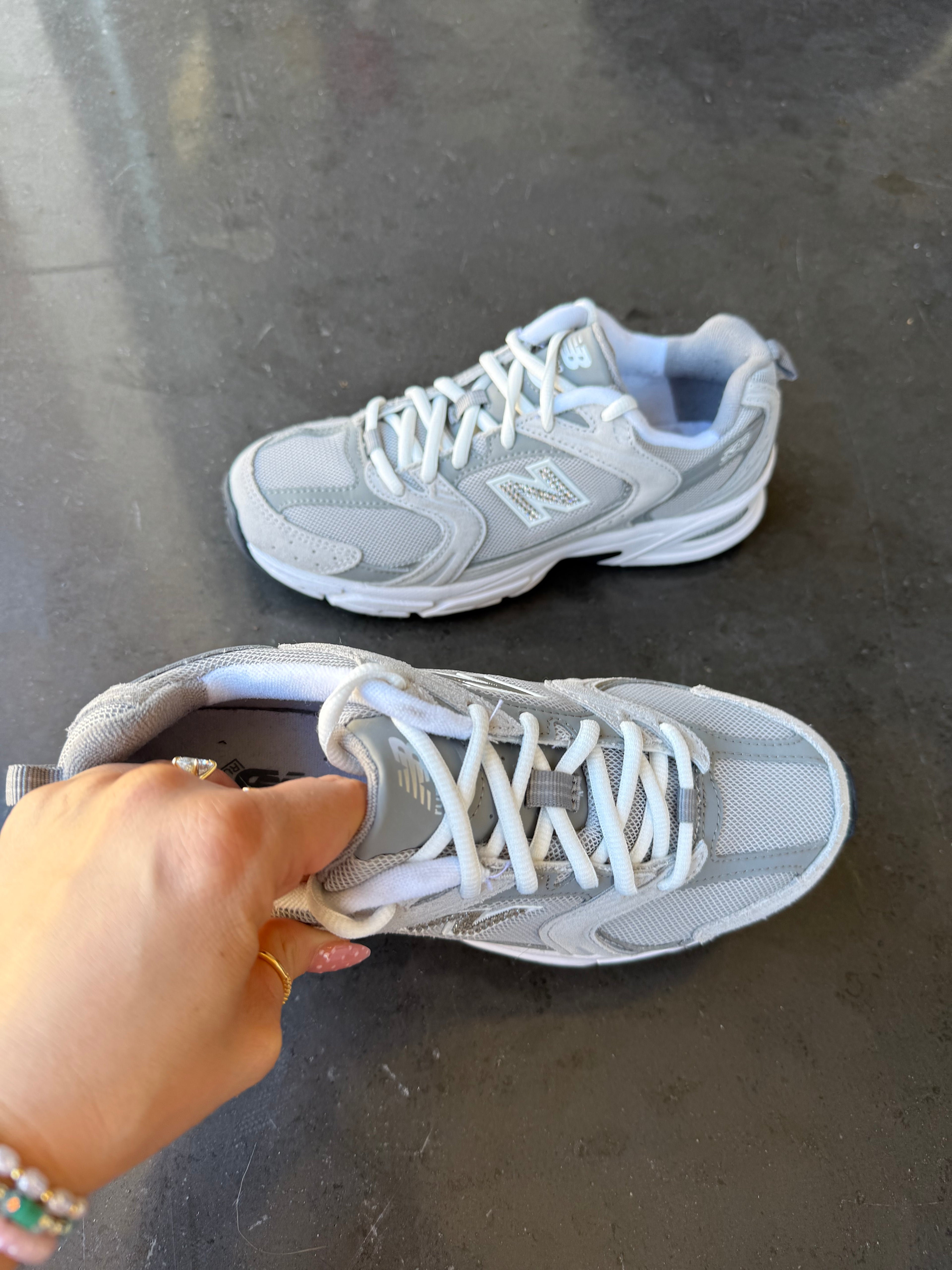 Gray Swarovski Women’s New Balance 530