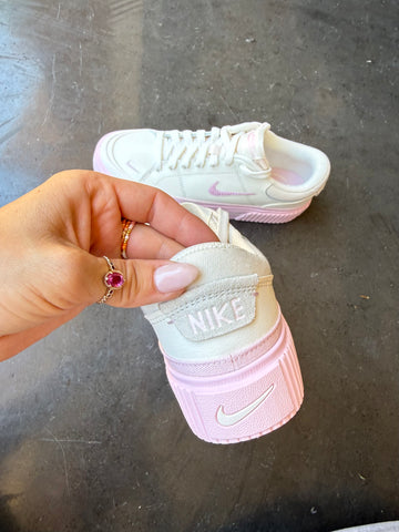 Pink Platform Swarovski Nike Platform Shoes