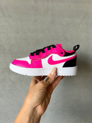 Talla 8c Rosa Bebé Niño Swarovski Jordan 1 Low