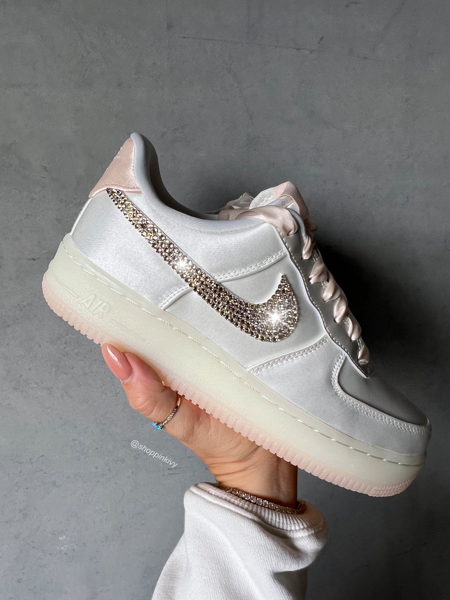 Fall '24 Special Edition Satin Swarovski Womens Nike Air Force