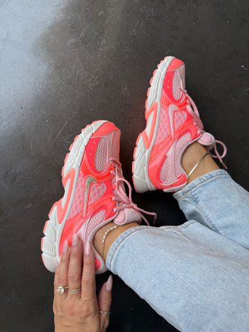 Coral Pink Swarovski Womens Nike Shoes
