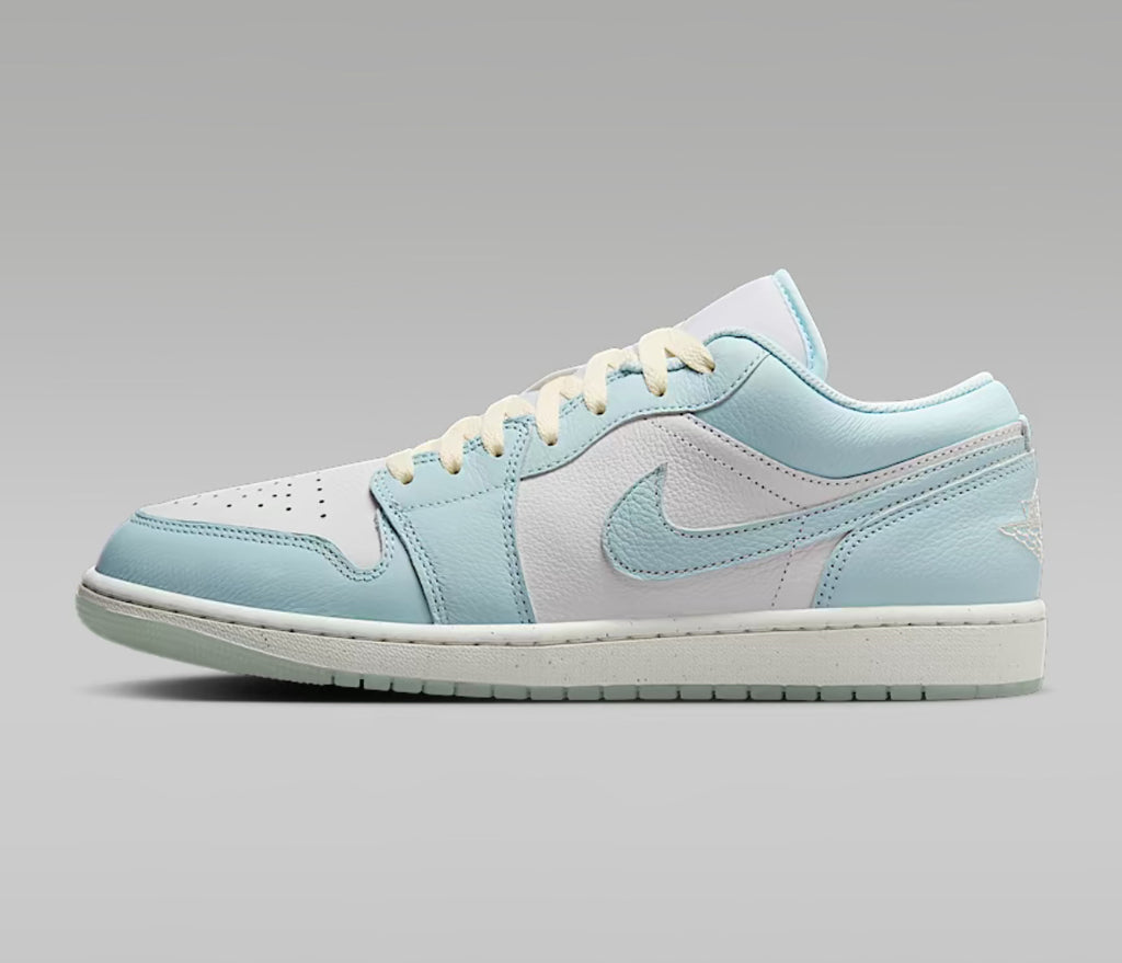 Pre-Order Baby Blue Swarovski Women’s Air Jordan 1 Low Shoes