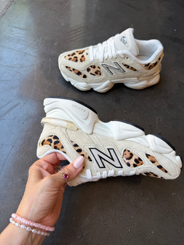 Tan Leopard Swarovski Women’s New Balance 9060