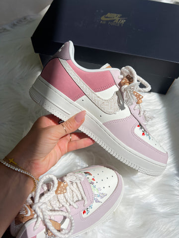 Spring Boho Swarovski Womens Nike Air Force One