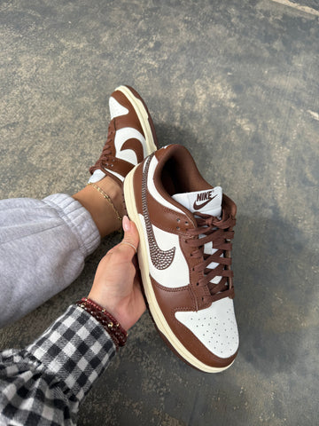 Fall ‘25 Chocolate Brown Swarovski Womens Nike Dunk Shoes