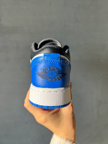 Blue Swarovski Women’s Air Jordan Retro 1 Low Shoes