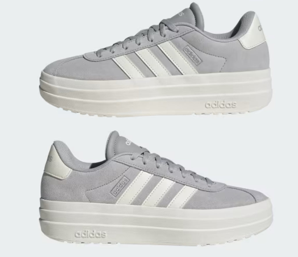 Plataforma Adidas Swarovski Gris Negrita