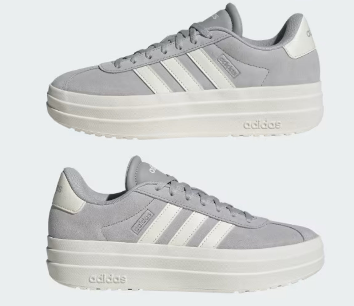 Plataforma Adidas Swarovski Gris Negrita
