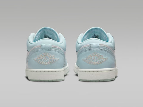 Pre-Order Baby Blue Swarovski Women’s Air Jordan 1 Low Shoes